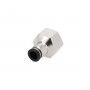 Insteekkoppeling recht 8 mm x 1/2" binnendraad
