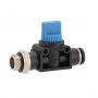 Insteekkoppeling afsluiter 8 mm x 1/4" buitendraad