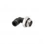 90° bocht aansluiting 6 mm x 3/8" extern