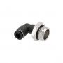 90° bochtenstuk 8 mm x 1/2" extern