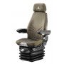 Bouwmachinestoel Actimo XL stof geel/zwart 24 V 1294562