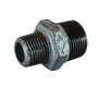 Verloopnippel 1/2" x 3/4" buitendraad verzinkt