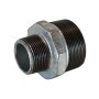 Verloopnippel 1 1/4" x 2" buitendraad verzinkt
