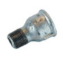 Soknippel 3/8" buitendraad x 1/2" binnendraad verzinkt