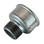 Soknippel 1 1/4" buitendraad x 2" binnendraad verzinkt