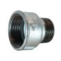Soknippel 1 1/2" buitendraad x 2" binnendraad verzinkt