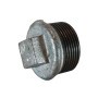 Plug 1 1/4" buitendraad verzinkt