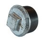 Plug 1 1/2" buitendraad verzinkt