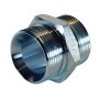 Dubbele nippel 1 1/2" buitendraad conisch