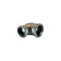 Verloop kniekoppeling 90° 3/8" x 1/2" binnendraad