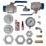 Appendageset verticaal drukvat 2000-3000l 3" schroefcompressor 2" 55-90 kW 16 bar