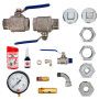 Appendageset drukvat 2" en compressor 1 1/2" 11 bar