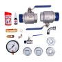 Appendageset drukvat 2" en compressor 1 1/4" 11 bar