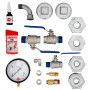Appendageset voor drukvat 2“ en compressor 3/4” 11 bar