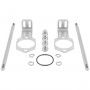 Wandbevestiging voor 2 persluchtfilters 1" - 1 1/2"