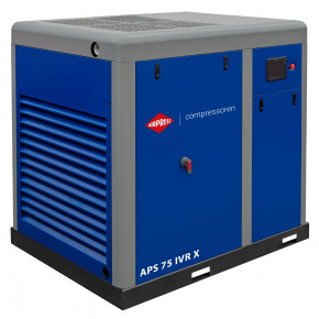 Schroefcompressor APS 75 IVR X 10 bar 75 pk/55 kW 3140-9600 l/min
