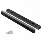 Bekken 250 mm vervangingsset met bouten voor stalen bankschroef 10" 250 x 265 mm