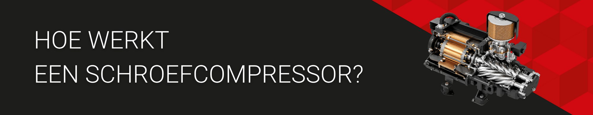Hoe werkt een schroefcompressor en wat zijn de voordelen ervan?