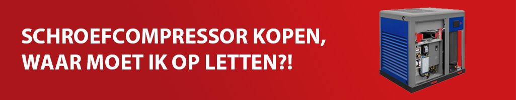 Schroefcompressor kopen, waar moet ik op letten?