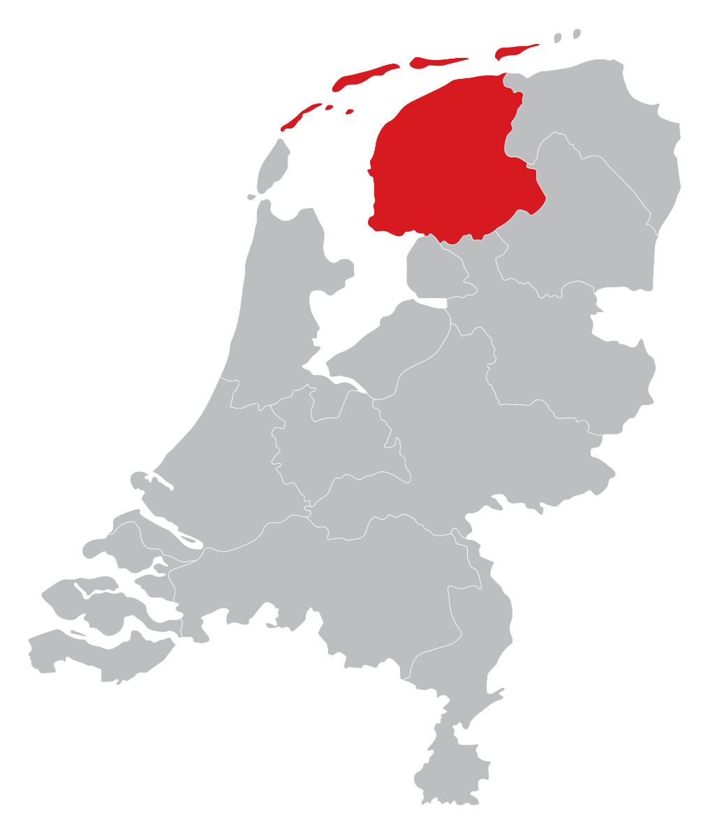 Dealers kaart in Friesland, Leeuwarden, Heerenveen, Drachten, Sneek, Harlingen of Dokkum