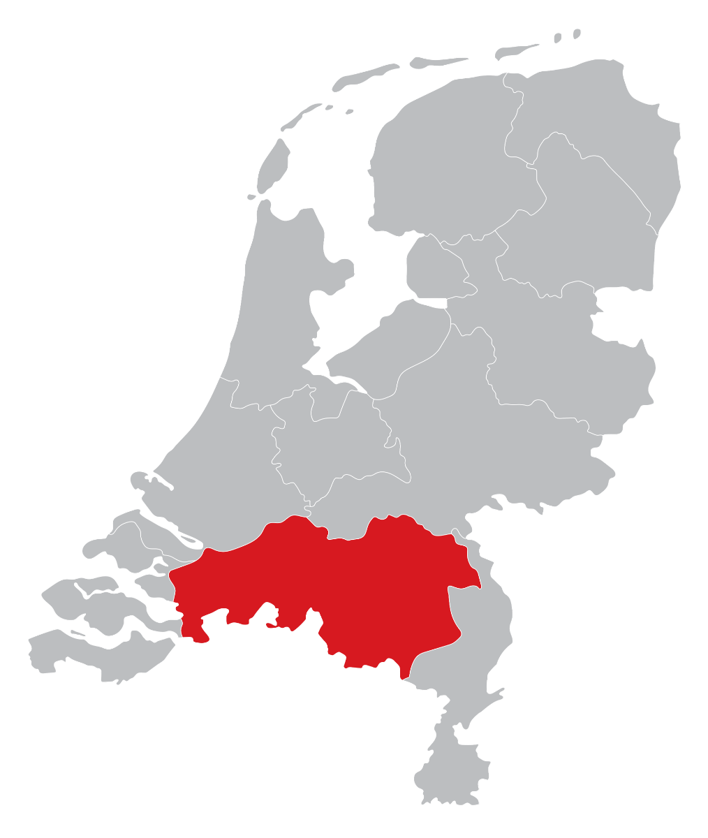 Dealers kaart in Noord-Brabant, Breda, Tilburg, Eindhoven, Den Bosch of Waalwijk