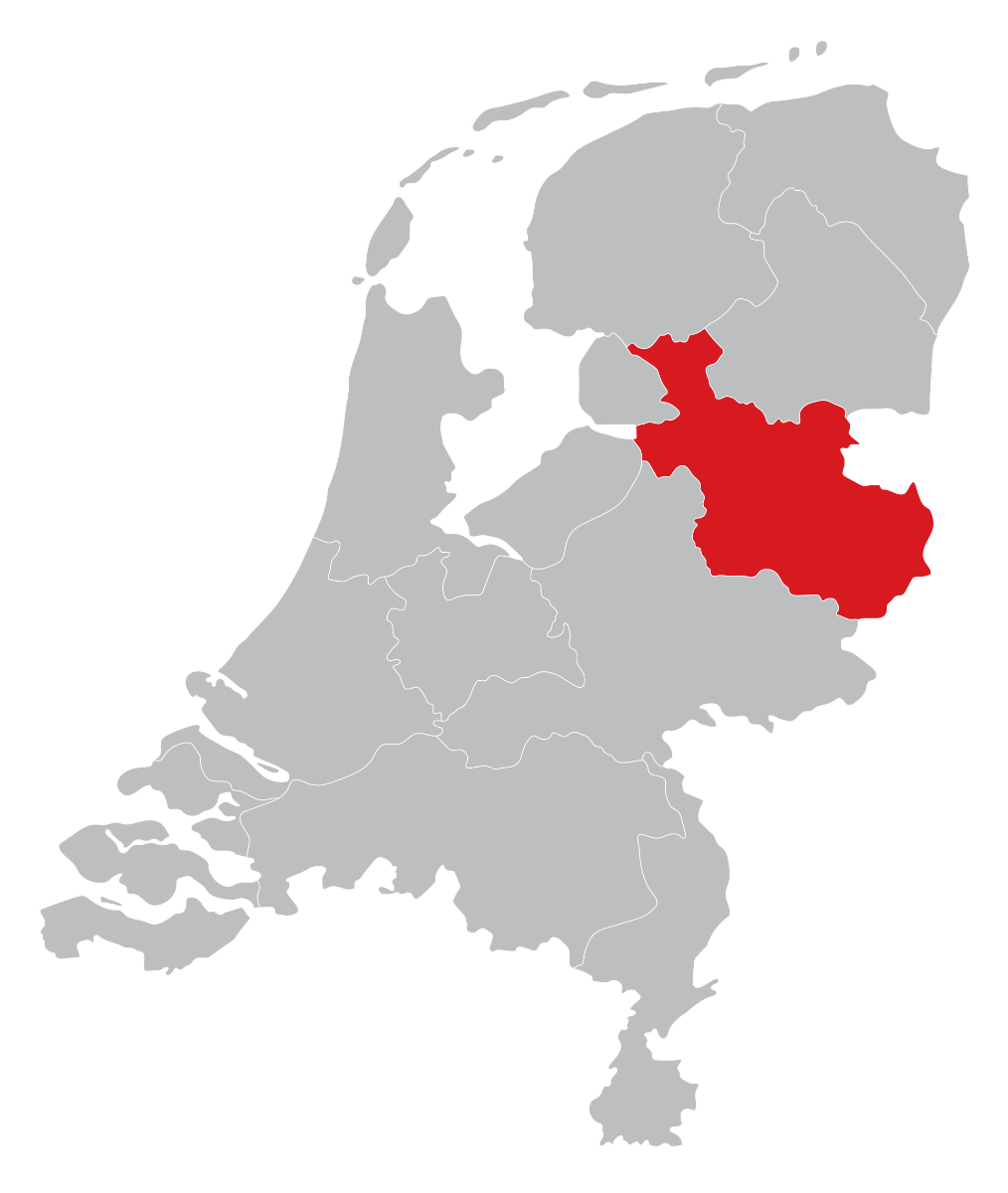 Dealers kaart in Overijssel Hengelo, Enschede, Zwolle, Deventer, Goor, Holten of Nijverdal