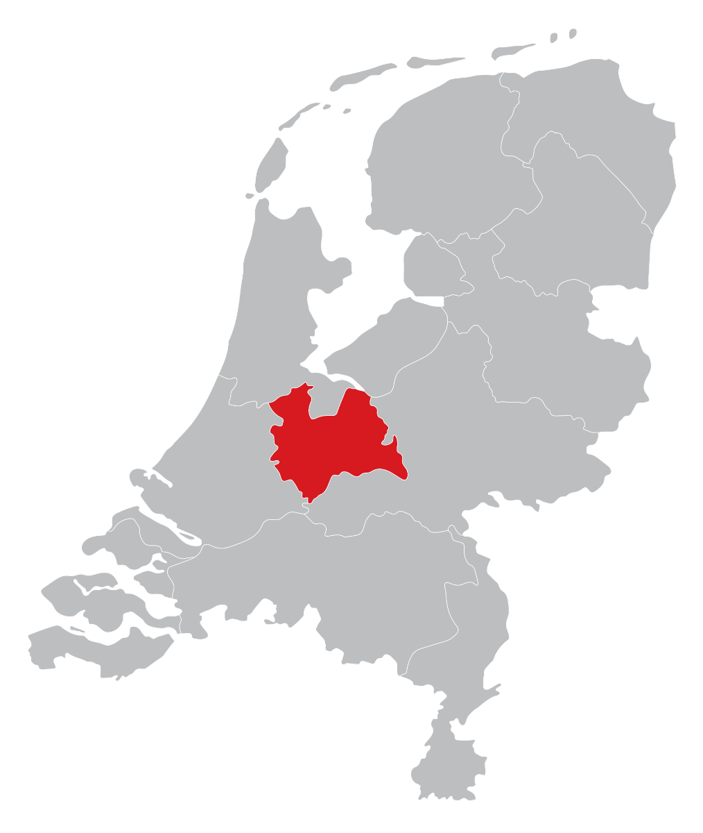 Dealers kaart in de provincie Utrecht, Utrecht, Amersfoort of Veenendaal