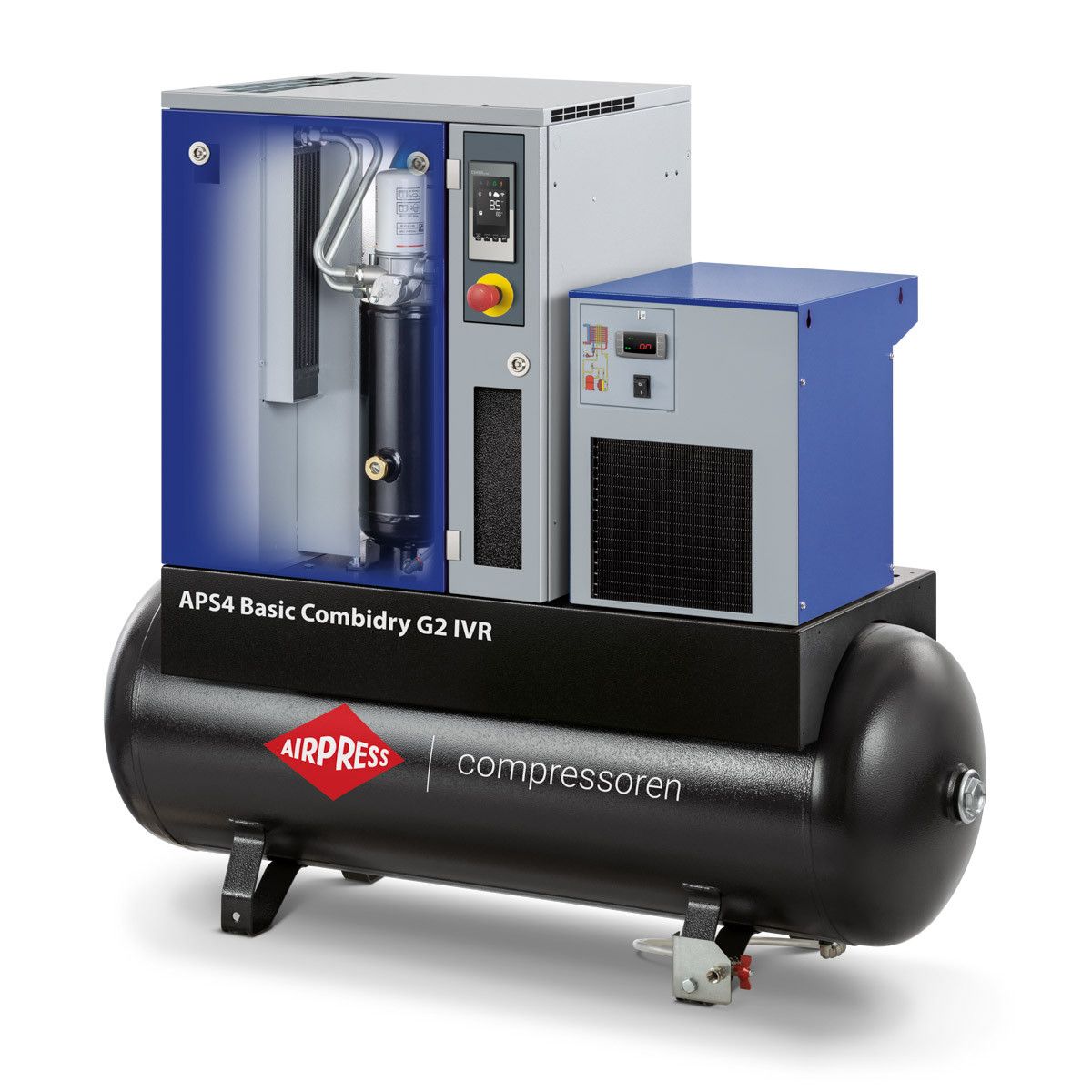 Schroefcompressor APS Basic 4 Combi Dry G2 IVR 10 bar 4 pk/3 kW 200 l