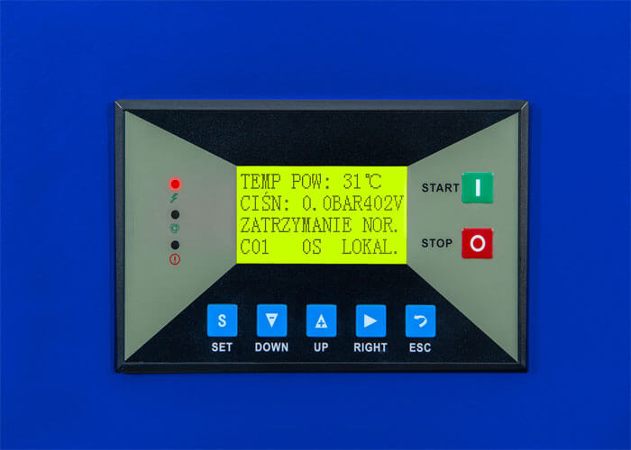 MAM-860 kleuren touchscreen op de APS 7.5 IVR Combi Dry X